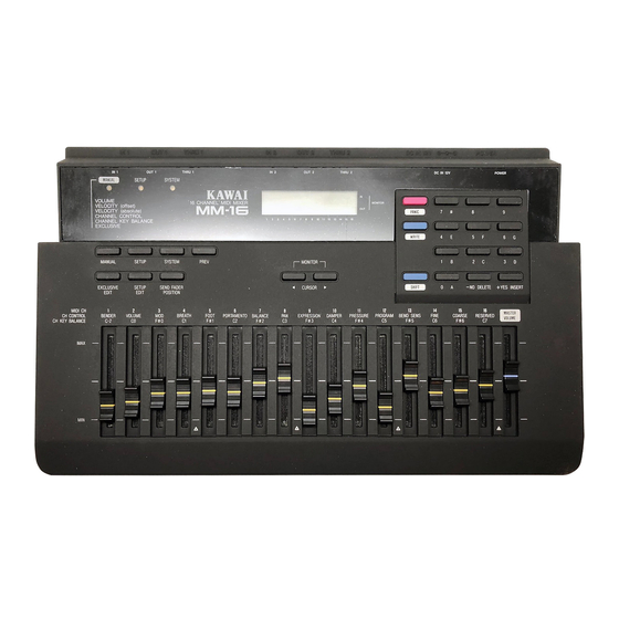 Kawai MM-16 Owner's Manual