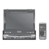 Panasonic CQVD7001U - CAR A/V DVD NAV Operating Instructions Manual