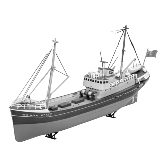 REVELL Northsea Fishing Trawler Assembly Manual