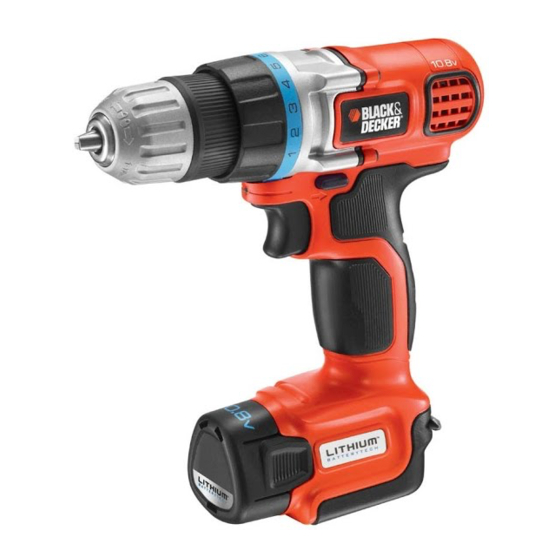 Black+Decker EGBL108 Original Instructions Manual