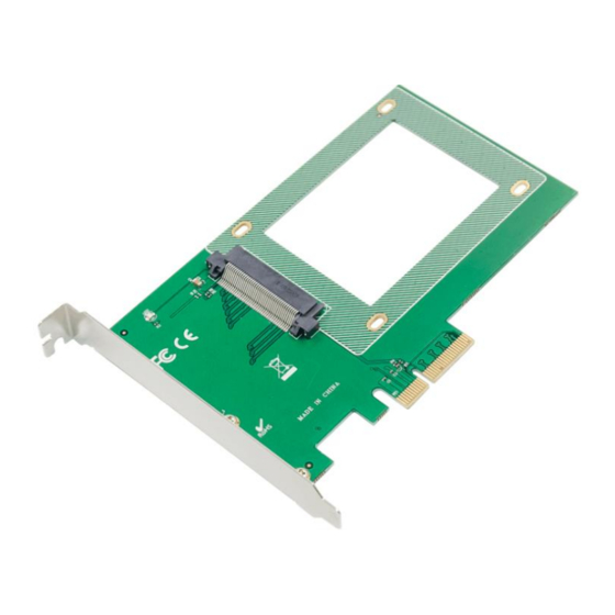 Micro Connect MC-SFF8639-2.5SSD Manual