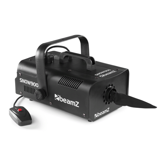 Beamz Snow900 Instruction Manual