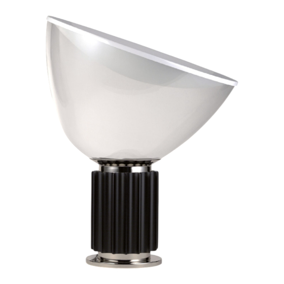FLOS TACCIA SMALL Instruction For Correct Installation And Use