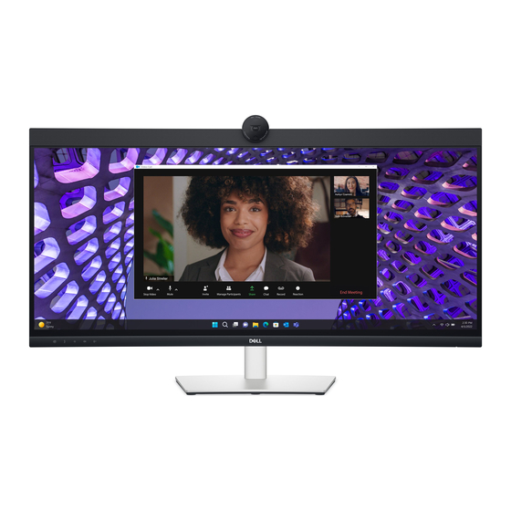 User Manuals: Dell P3424WEB Video Conferencing Monitor