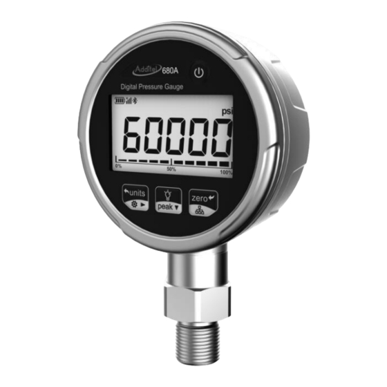 Additel ADT680AE Series Quick Start Manual