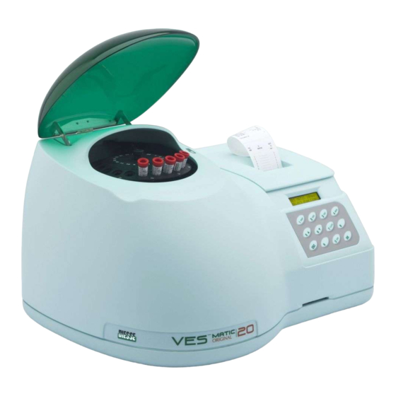 Diesse VES-MATIC 20 Instruction Manual