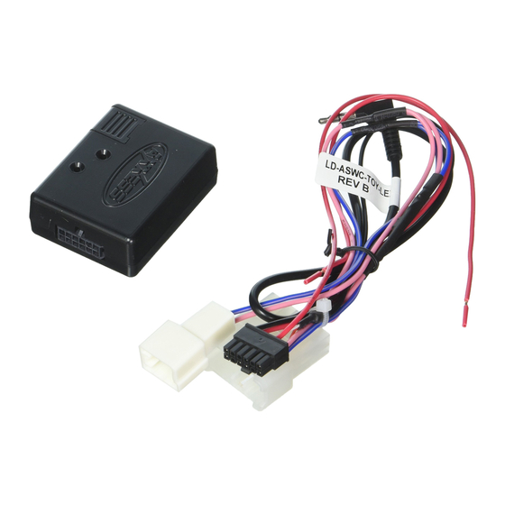 Axxess ASWC-TOY-LEX Installation Instructions Manual