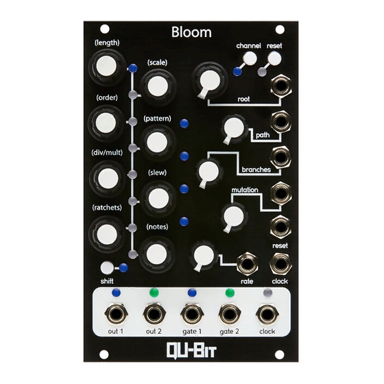 Qu-Bit Electronix Bloom Manual