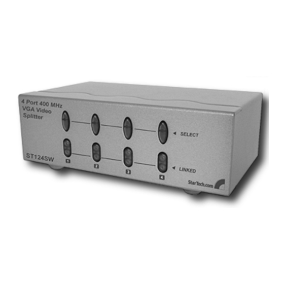 StarTech.com ST122SW Instruction Manual