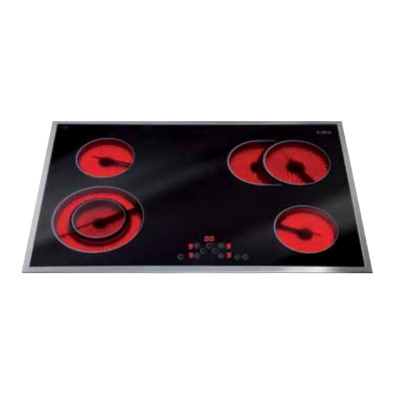 CDA HCC762 Ceramic Induction Hob Manuals