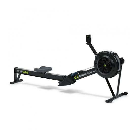 concept 2 RowERG Product Manual