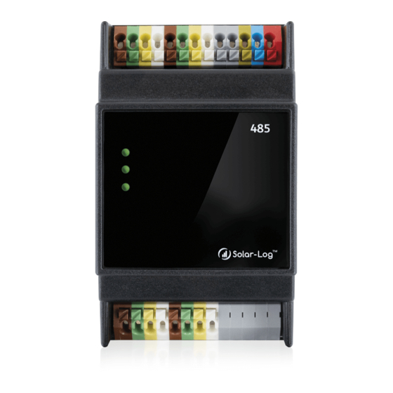 Solar-Log MOD 485 Quick Start Manual