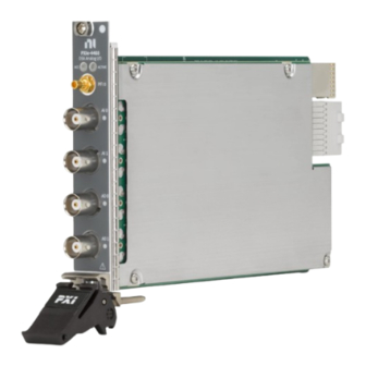 National Instruments PXIe-4468 Calibration Procedure