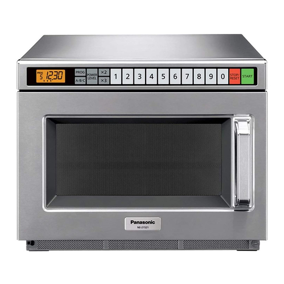 Panasonic NE-1257R Operating Instructions Manual