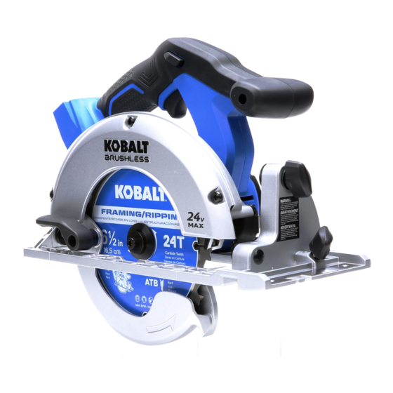 Kobalt KCS 6524B-03 Manual