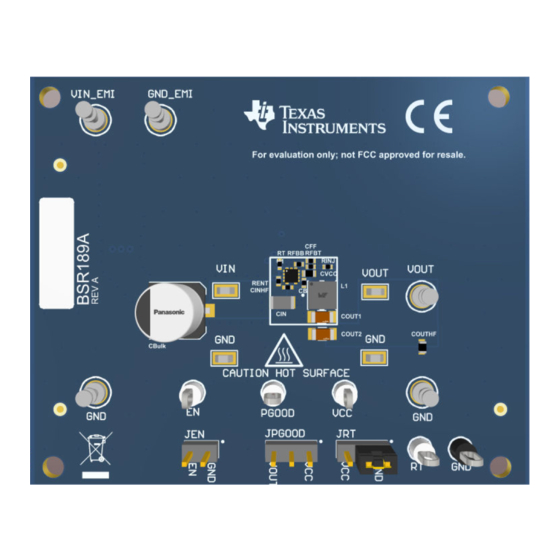 Texas Instruments LMR43620RQ5EVM-400 Manuals