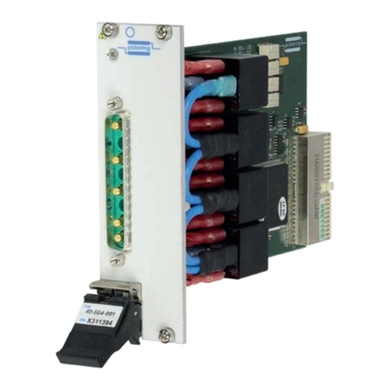 Pickering PXI 40-664A User Manual