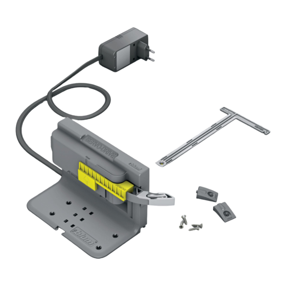 BLUM SERVO-DRIVE uno Manual