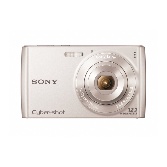 Sony Cyber-shot DSC-W510 User Manual