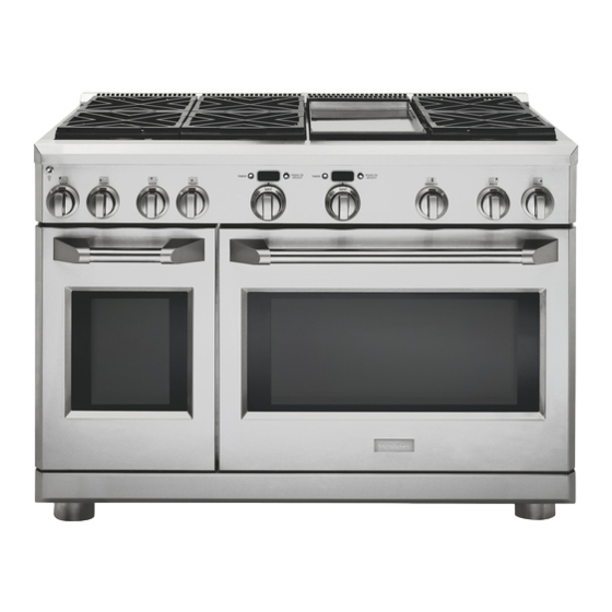 Monogram ZDP30L4 Professional Gas Range Manuals