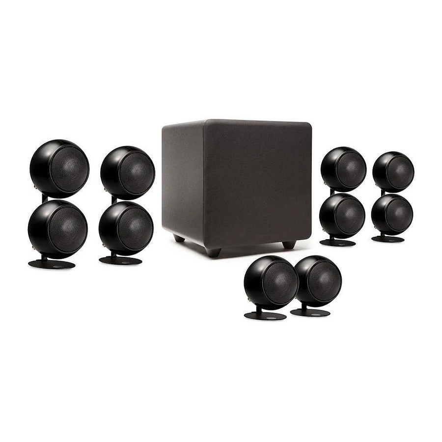 Orb Audio High fidelity speaker system Manuals