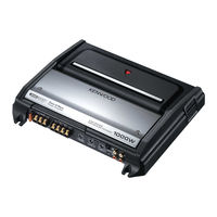 Kenwood KAC-8103D - Amplifier Service Manual