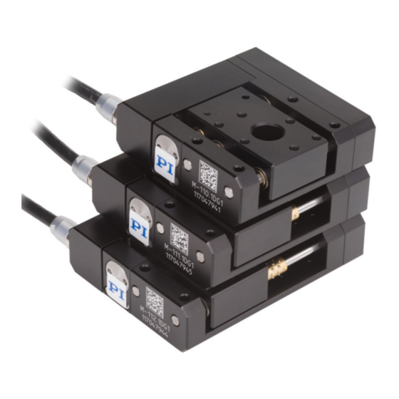 PI M-110.*DG1 series User Manual