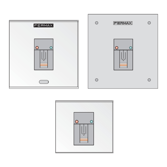 Fermax CITY FINGERPRINT READER User& Installer's Manual