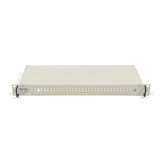 National Instruments TC-2095 Calibration Procedure
