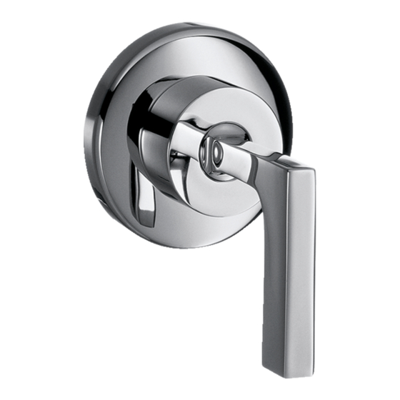 Hans Grohe AXOR Citterio 39960 1 Series Installation Instructions / Warranty
