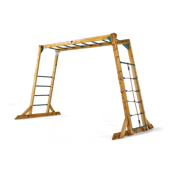 Plum Wooden Monkey Bars 27695 Assembly Instructions Manual