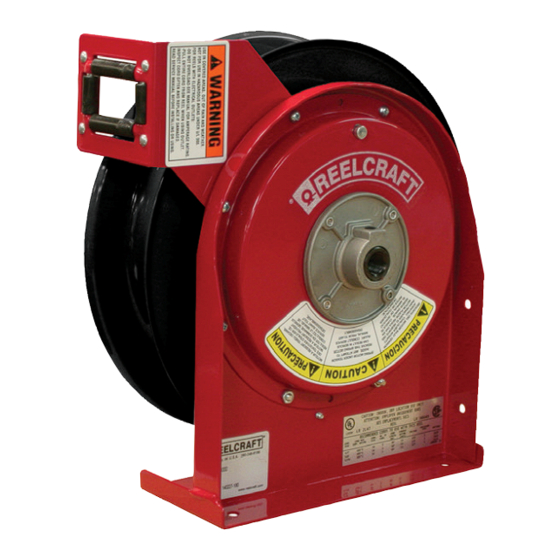ReelCraft L 4000 118 Operating Instructions