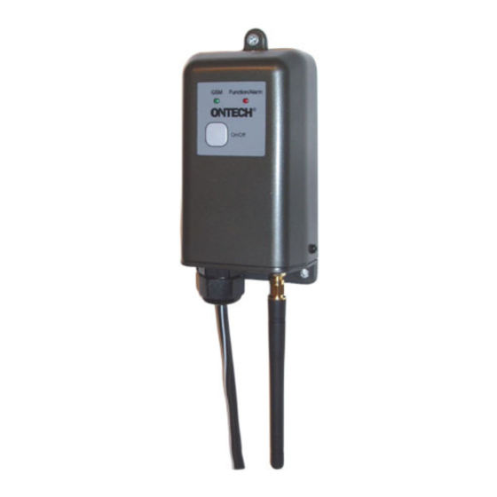 Ontech GSM 9020 Manuals