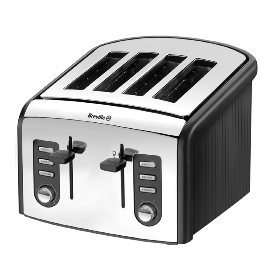 Breville VTT215 Stainless Steel 4 Slice Toaster Manual ManualsLib