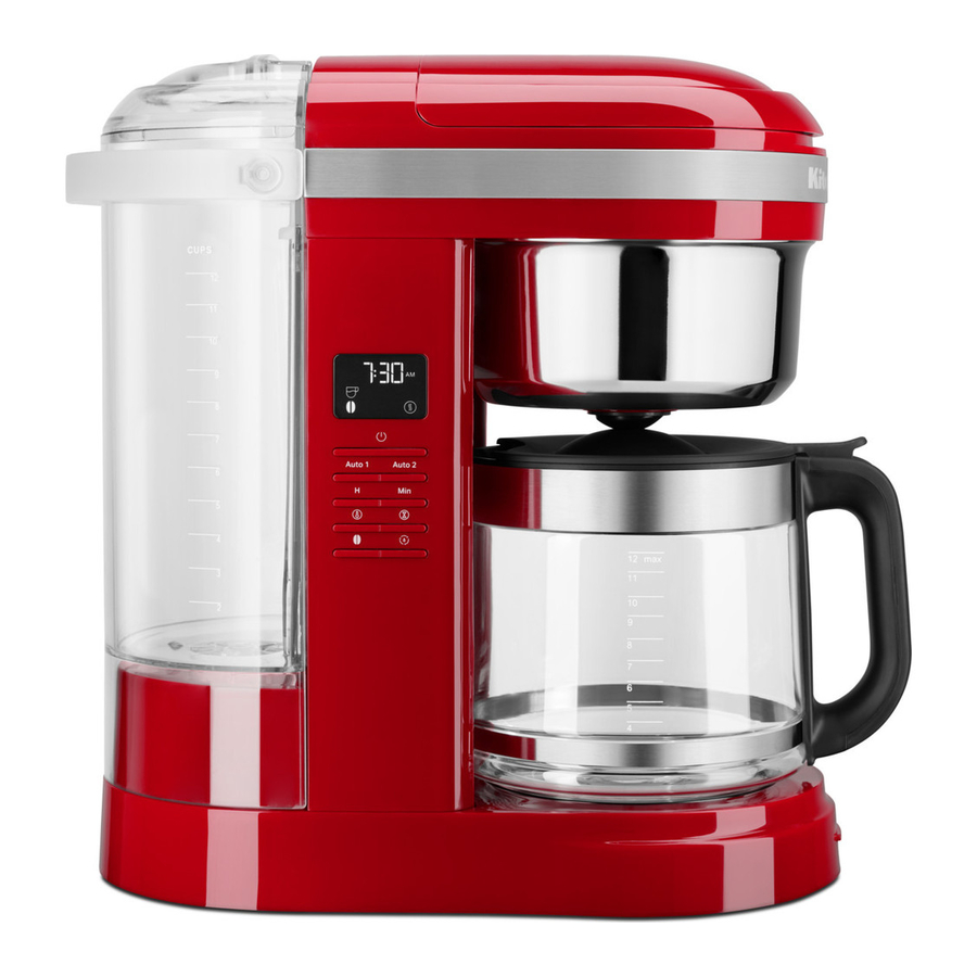 KitchenAid KCM1209 12 Cup Drip Coffee Maker with Spiral Showerhead