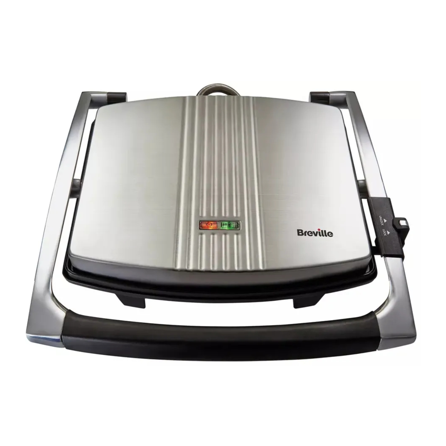 Breville VST026 4 Slice Sandwich Press Manual ManualsLib