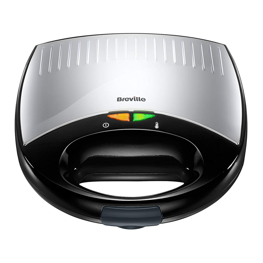 Breville VST037 2 Slice Sandwich Toaster Manual ManualsLib