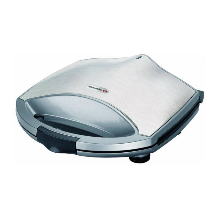 Breville TR52 Super Clean Toastie Maker Manual ManualsLib