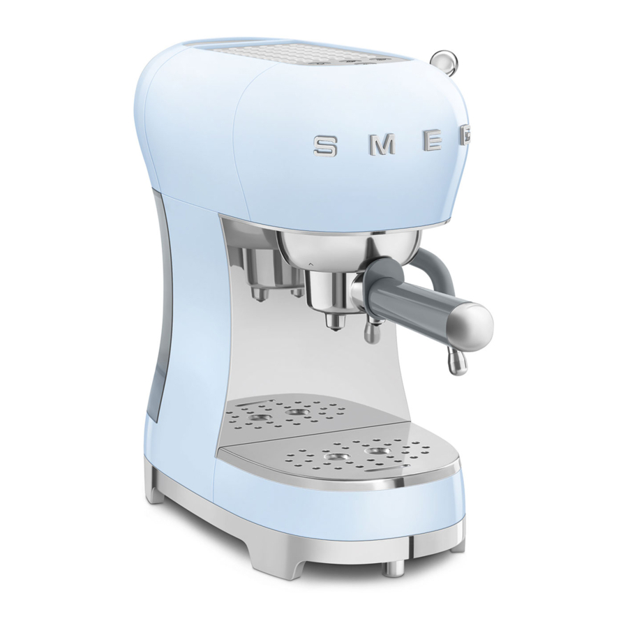 Smeg ECF02 Espresso Coffee Machine Manual ManualsLib