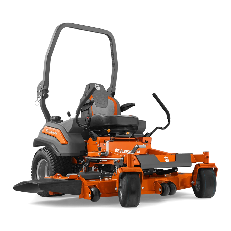 Husqvarna Z460XS - Zero-Turn Lawn Mower Manual | ManualsLib