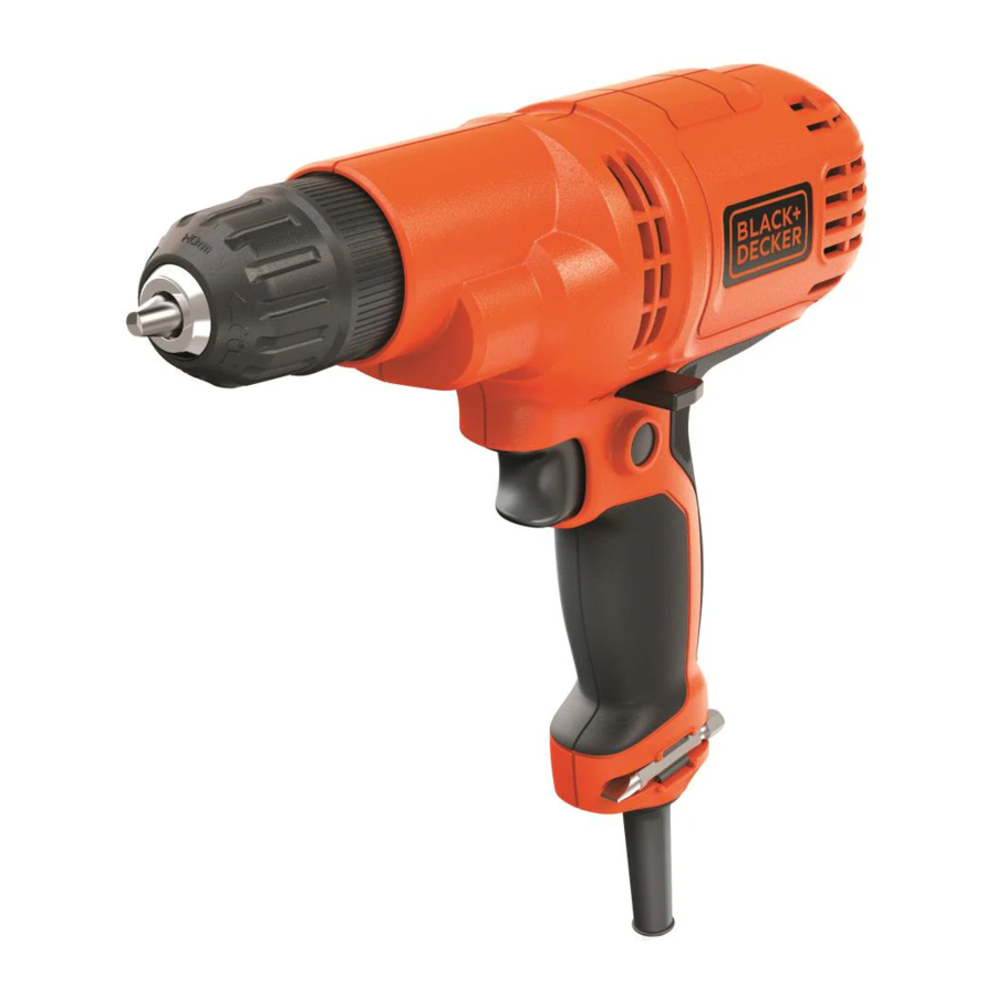 Black Decker DR260 DR340 DR560 Corded Drill Manual ManualsLib