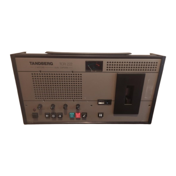 Lecteur Cassette Tandberg AT 771 – Educational Audio Tutor – Vintage Japon – Occasion