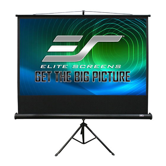 Elite Screens Elite Tripod Series User Manual