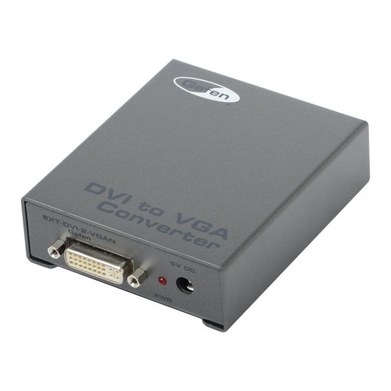 Gefen EXT-DVI-2-VGAN User Manual