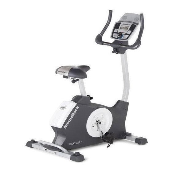 NordicTrack Gx 3.1 Bike Bedienungsanleitung