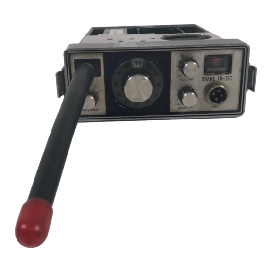 DRAKE TR-33C Instruction Manual
