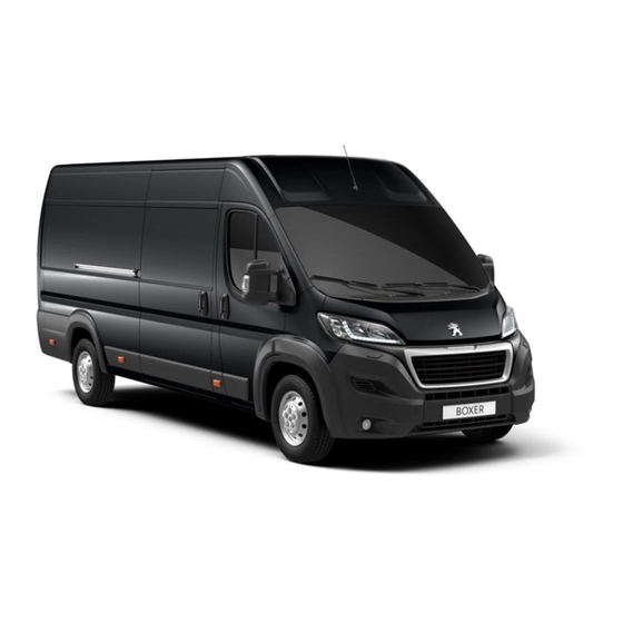 PEUGEOT BOXER Handbook