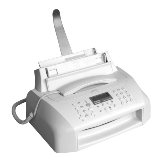 Olivetti Fax-Lab 200 Instruction Manual