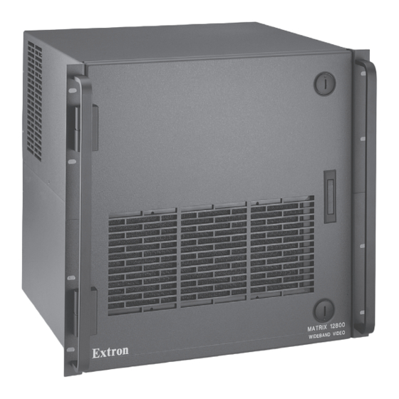 Extron electronics Matrix 12800 Series User Manual