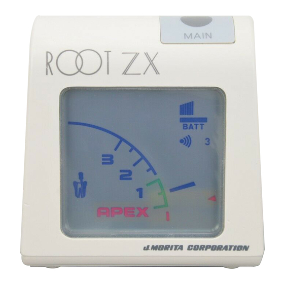 Morita ROOT ZX RCM-1 Operation Instructions Manual